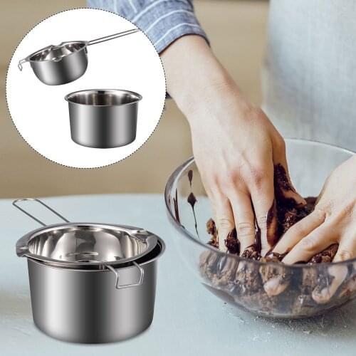 1 Set Double Boiler Pot Wax Candy Chocolate Melting Pot Boiling Water Pot Chocolate Melting Pot Candy Melting Pot