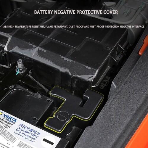 LD-102 Car Engine Battery Negative Electrode Cover for Toyota 2021 WEY Tank Engine Battery Negative Oxidation Protection Cover