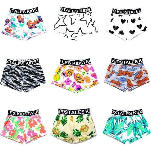 2021 Summer Baby Shorts Cotton Boys Girls Printing Shorts Infant Panties Kids Beach Short Sports Pants Toddler Clothing 6M-3T