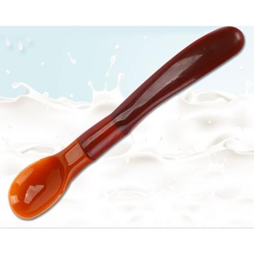 Lovely Flatware Tableware Kids Baby Feeding Supplies Soft Spoon Silicone Spoon Feeding Baby Food Supplement Soft Spoon