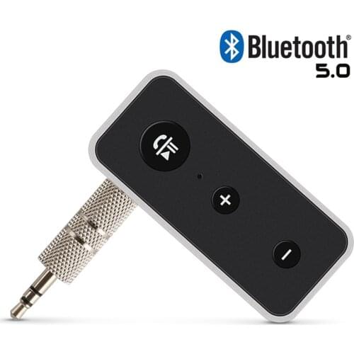 Mini Bluetooth 5.0 handsfree Audio Receiver Portable Wireless AUX 3.5mm Music Adapter mp3 player for speaker TF Card Supported