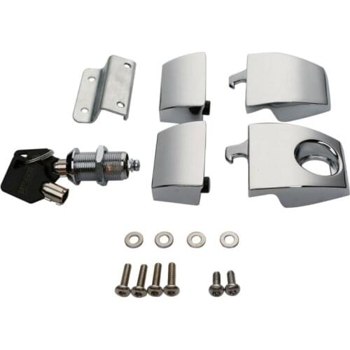Motorcycle Chrome Latches For Harley Tour Pak Touring Models Electra Road Street Glide FLHT FLHR FLHX 2006-2013