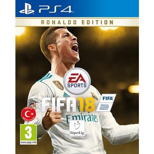 Ps4 Fıfa 18 Ronaldo Edition Gaming Original Playstation 4 Game 2021 New Stock Video Game