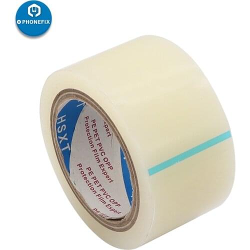 PHONEFIX 7cm*50m Transparent Dust Remover Adhesive Tape for Phone LCD Screen Glass Protecting Dust Cleaning Film Tape
