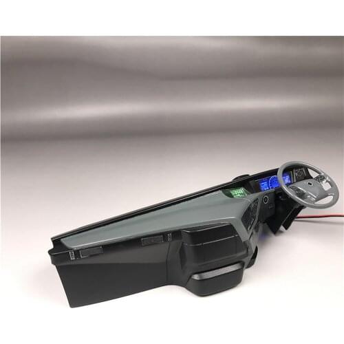 RC Car Internal Center Cab Console Cabin with Sticker for Tamiya Volvo FH16 750 56360 1/14 RC Truck Parts Left/Right Cab Console