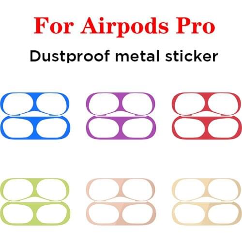 Dustproof Sticker Guard For Apple AirPods Pro Earphone Case Protective Sticker For AirPods Pro Cute Pattern Sticker Accessories
