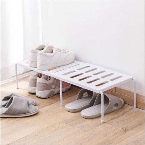 Extensible Shoe Rack Storage Shelf Shoe Organizer Holder Under Sink Storage Rack Cabinet Organizer Household