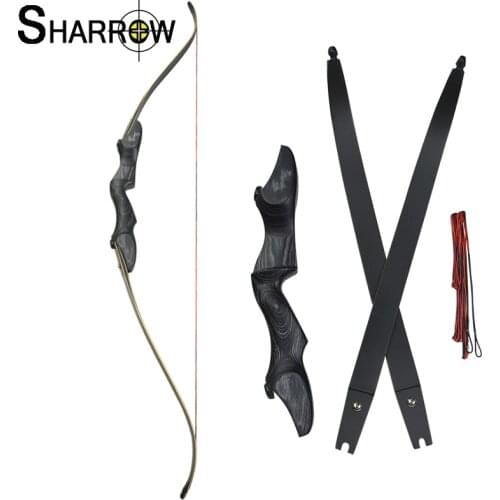 1pc 60 Inch Archery American Hunting Recurve Bow 30-60Ibs Laminated Fiberglass Maple Limbs Outdoor Fishing Shooting Accessories