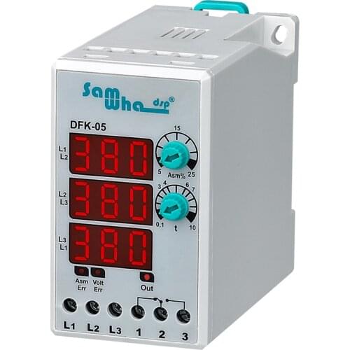 Samwha-Dsp DFK-05 Digital Asymmetry Phase Failure Relay(3*380V Non-Neutral)