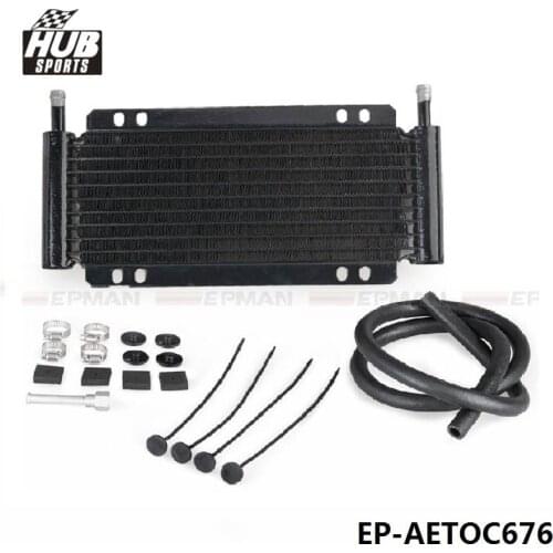 Racing Car Series 8000 Type 10-1/8" 9 Row Aluminum Plate & Fin Transmission Oil Cooler HU-AETOC676
