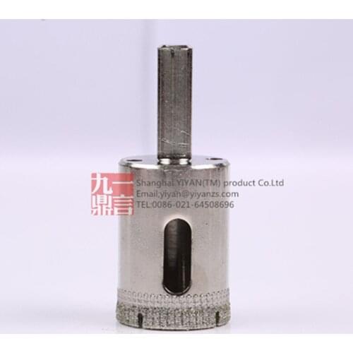 2pcs/lot 30mm coated diamond hole drilling bits marble glass granite porcelain ceramic hole drill bit for rotary tools use
