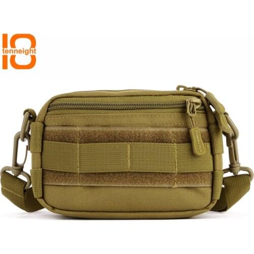 TENNEIGHT Tactical MOLLE crossbody bag Mini shoulder Nylon Waist Bag mem outsourcing package Ultra-light Range climbing bag