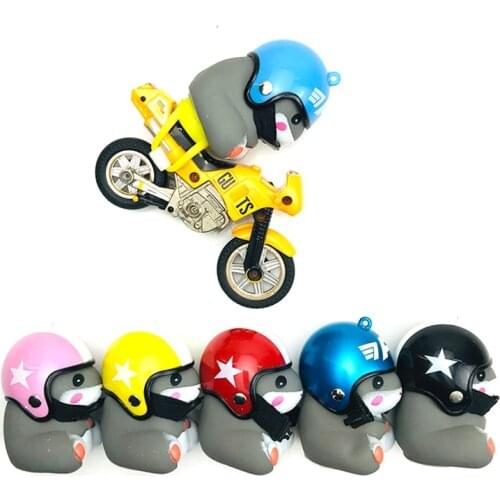 Cartoon Little Small Animal Bicycle Bells Lightweight durable cute hamster Mountain Bike Handlebar Head Light Accessories