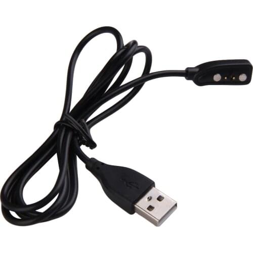 1m New USB Charging Cable Smartwatch Power Supply Magnetic Charger Adapter Cable Cord Wire Black for Pebble Smart Watch