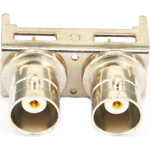 10 Pieces Dual BNC female Jack/BNC female Jack PCB board RF coax connector