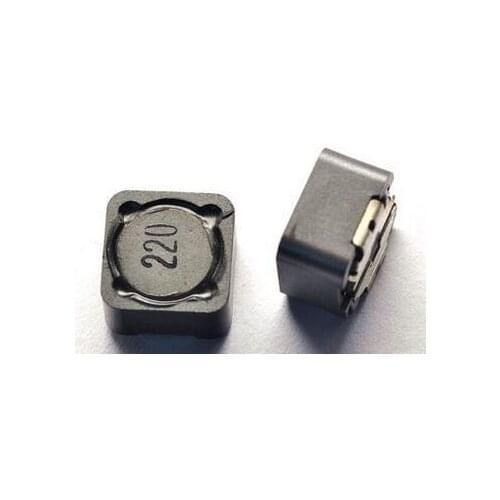 100pcs/lot 12X12X7mm 12*12*7mm 12 * 12 * 7 22UH standard word 220 shielded inductor / SMD