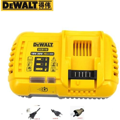 220-240V DCB118 Fast Charger for DEWALT 20V 60V MAX FLEXVOLT Lithium Ion Fan Cooled DCB118B DCD991 DCD996 DCH481 DCG414 DCS520