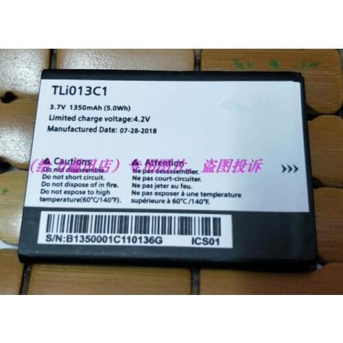 3.7V 1350mAh TLi013C1 battery For Alcatel One Touch Go Flip Cell phone Battery with phone stander