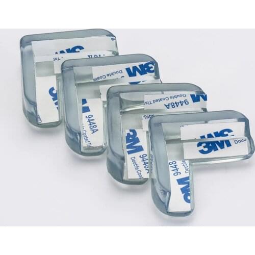 4Pcs Silicone Safety Protector Table Corner Protection From Children Anticollision Edge Corners Guards Cover for Kids Child Baby