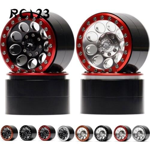 4P Aluminum 2.2 Inch Beadlock Wheel Rim Hub Fit FOR RC Rock Crawler Axial SCX10 RR10 Wraith 90048 90018 TRX4 TRX-4 KM2 NEW ENRON
