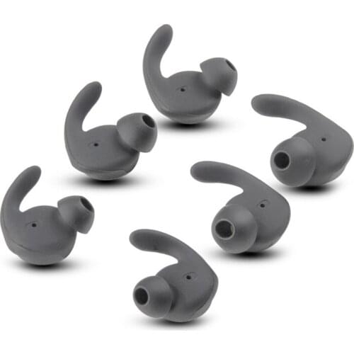 6Pcs Earbuds Cover In-Ear Tips Soft Silicone Skin for Hua-wei xSport/Honor AM61