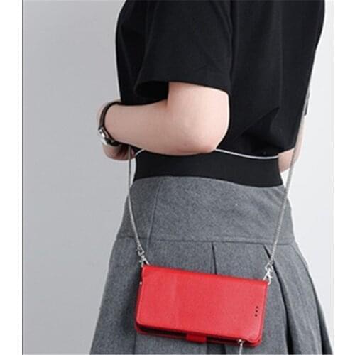 Zipper Wallet Messenger Crossbody Phone Bag case For Huawei mate 20 30 pro P30 P40 lite pro plus Microfiber leather phone case