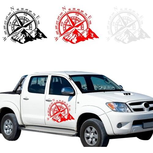 For Auto Window Motorcycle Decor Off-road Mountain Compass Car Sticker Funny Vinyl Car-Styling Decals 60*50cm Hot Sale