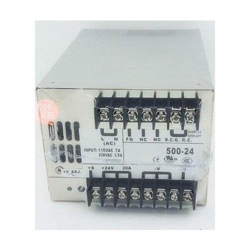 500 watt 24 volt 20 amp AC/DC switching power supply with PFC 480w 24v 20A AC/DC switching industrial monitoring transformer