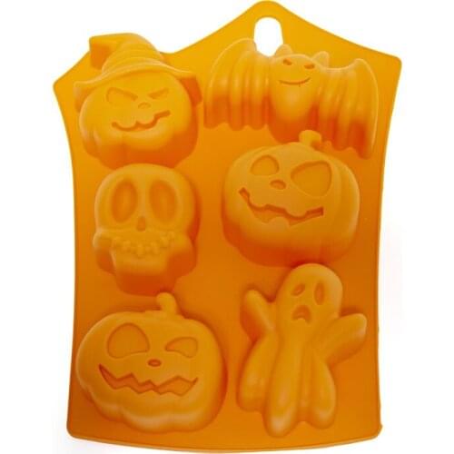 Halloween heart crown lace cooking tools fondant baking DIY Cake Sugar Polymer Clay Resin Silicone Craft Tray candy mold