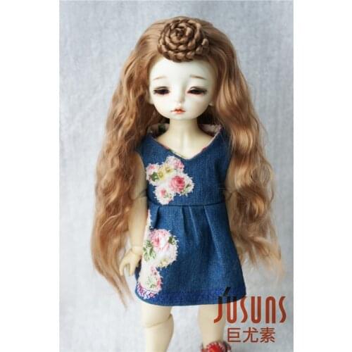 JD097 1/8 1/6 Colorful Fashion Doll Wig Pretty Ballet Synthetic Mohair Doll Wig Size 3-4inch 5-6inch 6-7inch Doll Accessories