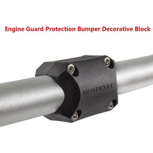 MOTOWOLF Motorcycle Engine Guard Protection Bumper Decorative Block for BMW R1250GS R1200GS F700GS F800GS Africa Twin CRF1000L