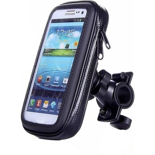 Bicycle Motorcycle Phone Holder Waterproof Case Bike Phone Bag for IPhone Xs 11 Samsung S8 S9 Mobile Stand Support