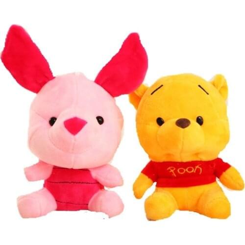 New Disney Pluche Dier Knuffel Mickey Mouse Minnie Winnie De Pooh Pop Lilo En Knorretje Hanger Speelgoed Jongen Meisje Gift