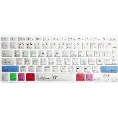 1PC Logic Pro X Keyboard Cover Shortcut Printed Cover for MacBook Air Pro Retina 13" 15" 17" iMac Wireless & MacBooks