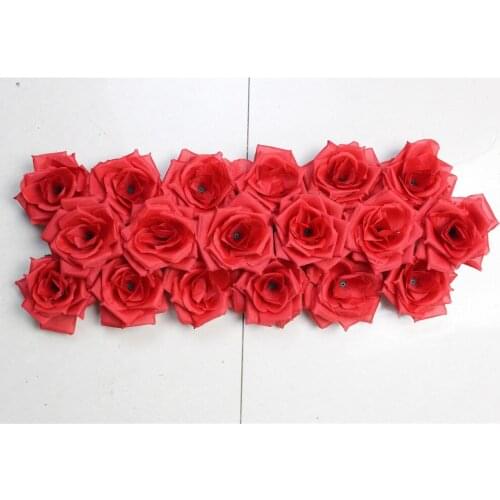 SPR red-rose petals Wedding road lead flowers Bouquets Wedding road cited flowers and arch decoration