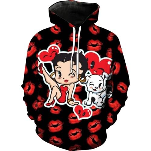 Funny Cartoon Printing 3D Hoodies Sweatshirts Men Women Fashion Hoodie Cool Long Sleeved Pullover Anime Hoody Oversized Hoodie