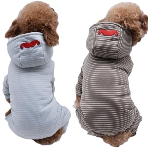 Thickening Dog Winter Jumpsuit Warm Coat For Small Dogs Dachshund Puppy Cat Jumpsuits Romper Winter Dog Overalls Clothes S-XXL f