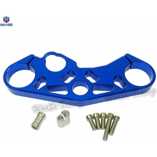 Waase 51311-21H00 Motorcycle Front Fork Lowering Triple Tree Upper Top Clamp Yoke For 2007 2008 SUZUKI GSXR1000 K7