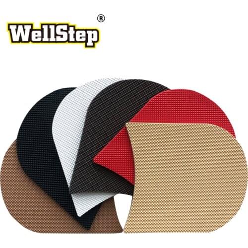 WELLSTEP 1 Pair Shoe Heel Protection Pad Men Lady Rubber Heel Repair Care Cushion Non Slip Anti Skid Sole Grip Replace Protector