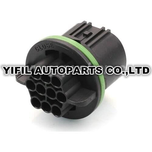 2pcs/lot 10 Pin/Way Male Headlamps Plug Socket Headlight Connector With Terminal For Hyundai IX25 KIA K2345 HP481-10021