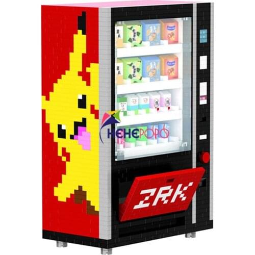 2560pcs 7823 Diamond Particle Mini Block Assembled Mini DIY Building Block Toy Creative DIY Gift Drink Vending Machine Toys Boys