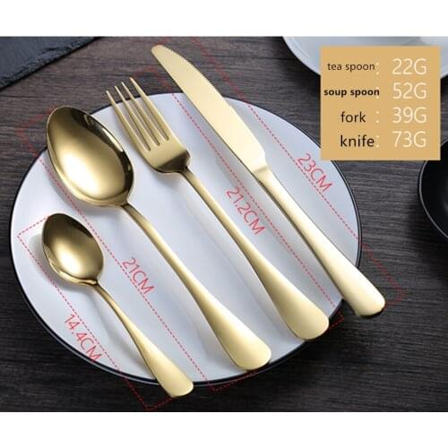 50sets/lot Spoon Fork Knife Set 4pcs/set Stainless Steel Dinnerware Travel Camping Cutlery Set Reusable Silverware 4 in 1