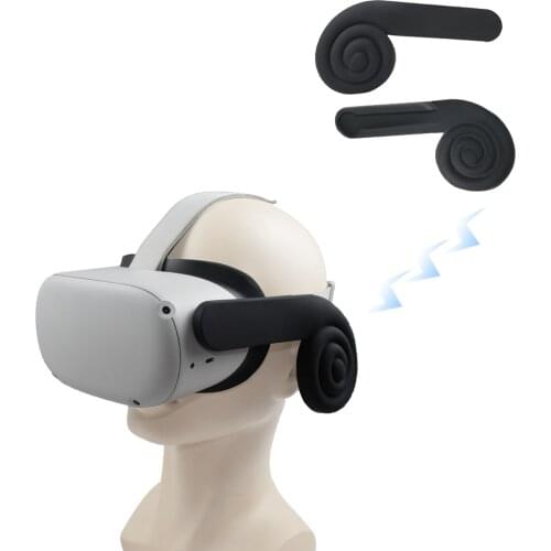 VR Accessories Silicone Ear Muffs For Oculus Quest 2 VR Headset Enhancing Sound Solution For Oculus Quest2 Vr (1 Pair)