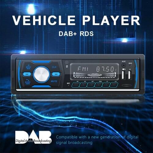 Car MP3 Player Radio Audio Dual USB SD AUX IN DAB+ RDS AM FM Car Stereo Bluetooth 5.0 Hands-free MP3 Player Car Accessories