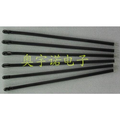 Free Ship 100pcs NTC thermistor temperature sensor 2K 1% B value 3950 1% doubling cable 100MM 28# NTC 2K 1% 3950 NTC Sensor