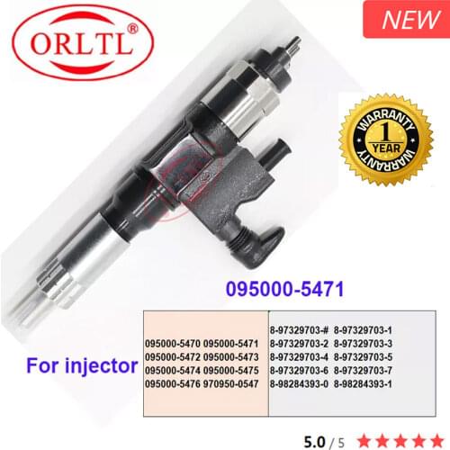 Common Rail Injector 095000-5471 095000-5470 095000 5471 Diesel Engine Injector 8-97329703-# for suzu N-Series 4HK1 5.2L 6HK 4H