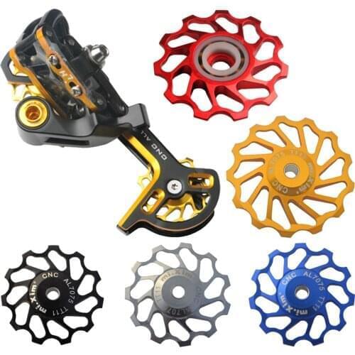 MTB T11 Teeth Ceramic Bearing Bicycle Rear Derailleur Jockey Wheel Pulley For Shimano SRAM