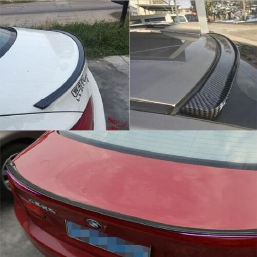 1.5M Carbon fiber Rubber Car Auto Rear Spoiler Exterior Rear Spoiler Kit Car Styling Auto Accessories Universal Rear Spoiler