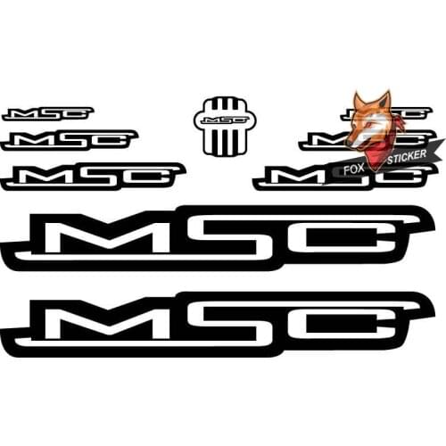 Bicycle frame stickers road bike mountain bike MTB Track bike TT bike cycle decal reflective stickers for MSC Sticker