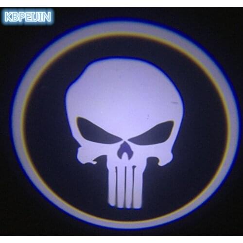 2pcs Car Styling Car Door Welcome Light Projector Logo Sticker for Hyundai elantra ix35 solaris accent i30 ix25 i20 Accessories